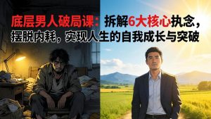 付费文章：底层男人破局课：拆解 6 大核心执念，摆脱内耗，实现人生的自我成长与突破-沧海聊项目