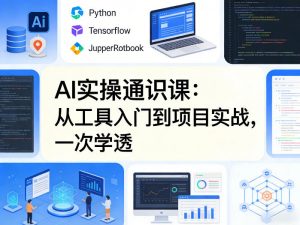 AI实操通识课，从工具入门到项目实战，一次学透-沧海聊项目