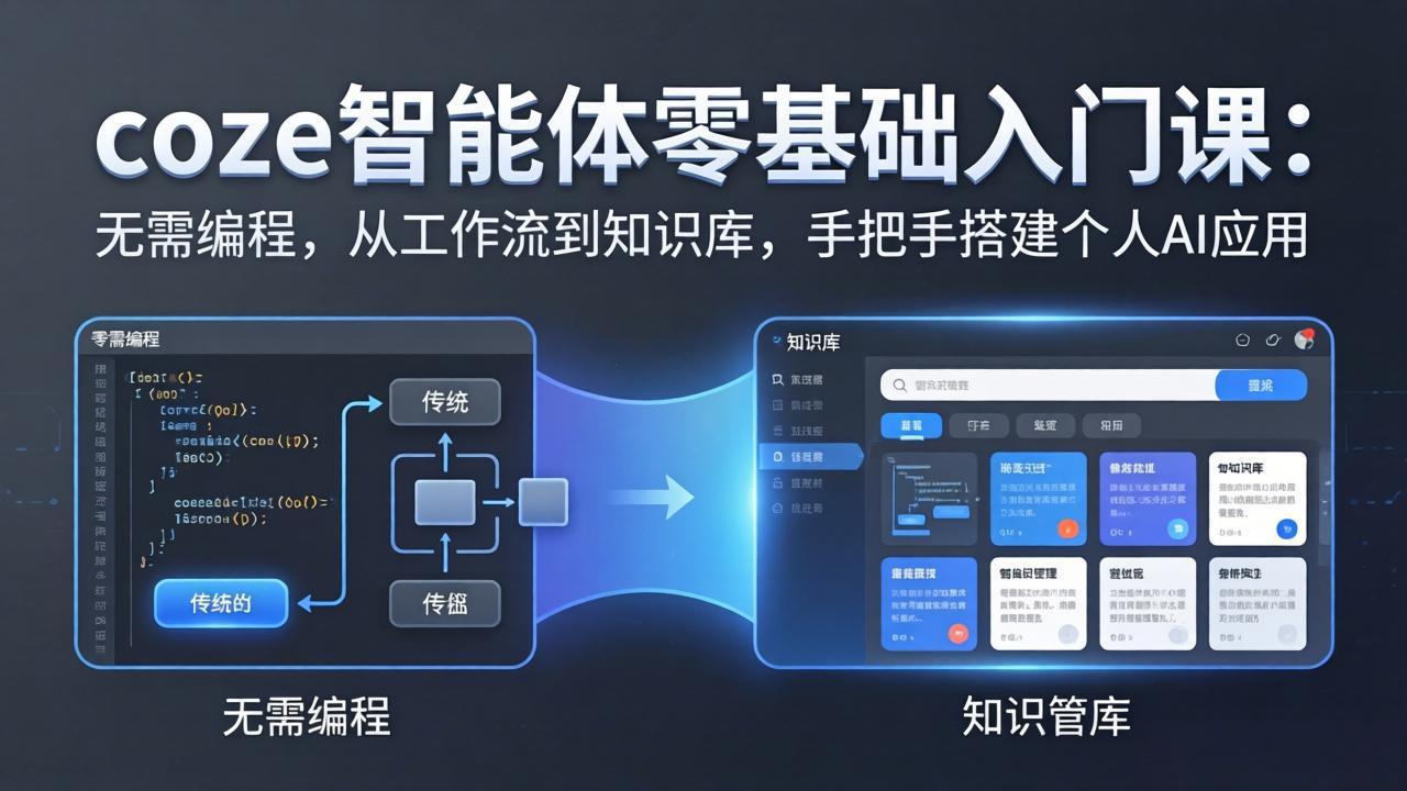 coze智能体零基础入门课：无需编程，从工作流到知识库，手把手搭建个人AI应用-沧海聊项目