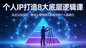 付费文章：个人IP打造8大底层逻辑课：纠正认知误区，教你从零搭建长期稳定的个人影响力-沧海聊项目