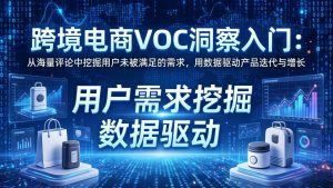 跨境电商VOC洞察入门：从海量评论中挖掘用户未被满足的需求，用数据驱动产品迭代与增长-沧海聊项目