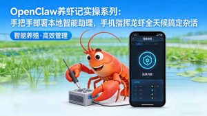 OpenClaw养虾记实操系列-更新：手把手部署本地智能助理，手机指挥龙虾全天候搞定杂活-沧海聊项目