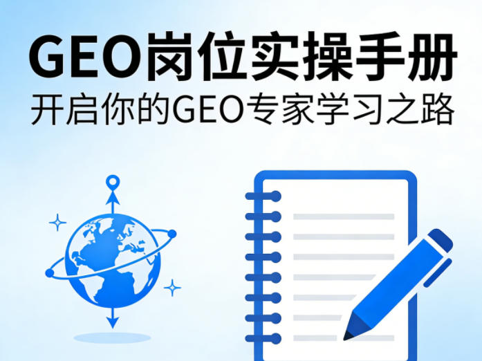 GEO岗位实操手册，开启你的GE0专家学习之路-沧海聊项目