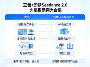 豆包+即梦Seedance 2.0，市面上卖的比较火爆的提示词大合集-沧海聊项目
