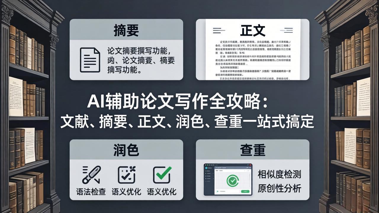 AI辅助论文写作全攻略：文献、摘要、正文、润色、查重一站式搞定-沧海聊项目