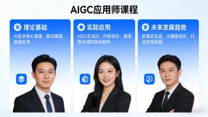 AIGC应用师课程，覆盖了AI技术的理论基础、实际应用、以及未来发展趋势(更新)-沧海聊项目