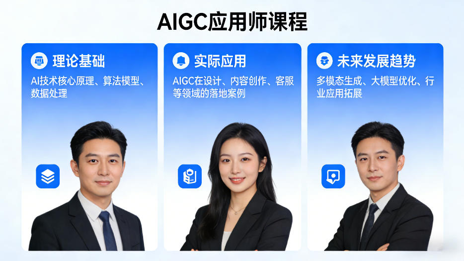 AIGC应用师课程，覆盖了AI技术的理论基础、实际应用、以及未来发展趋势(更新)-沧海聊项目