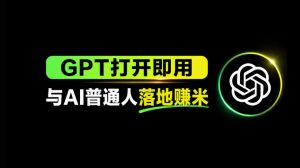 AI工具与变现，AI对于普通人怎么落地与收益-沧海聊项目