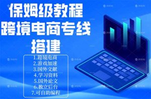 保姆级教程：手把手教你搭建跨境电商专线-沧海聊项目