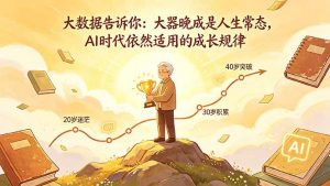 付费文章：大数据告诉你：大器晚成是人生常态，AI 时代依然适用的成长规律-沧海聊项目