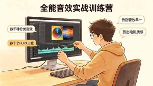 全能音效实战训练营：数千种分类音效+数十个FCPX工程，告别音效单一，剪出电影质感-沧海聊项目