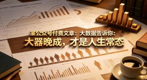 某公众号付费文章：大数据告诉你：大器晚成，才是人生常态-沧海聊项目