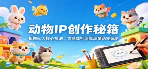 动物IP创作秘籍：拆解三大核心技法，零基础打造高流量萌宠短剧-沧海聊项目