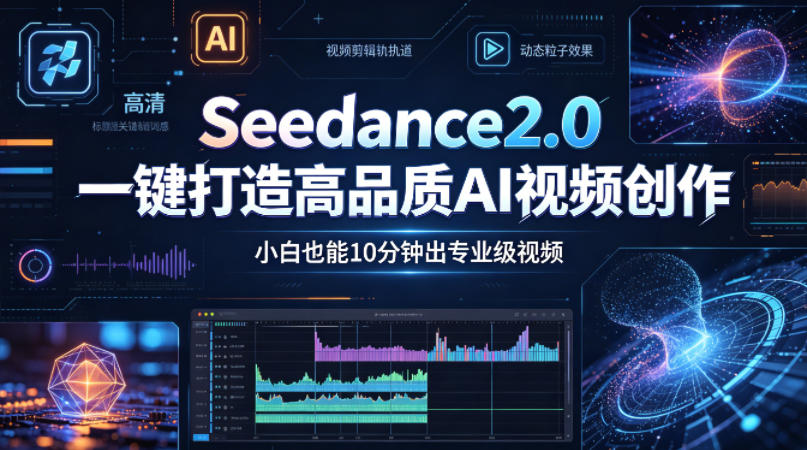 Seedance2.0一键打造高品质AI视频创作，小白也能10分钟出专业级视频-沧海聊项目