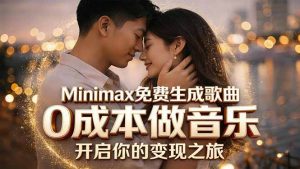 Minimax免费生成歌曲实测！0成本做音乐，说唱流行Lofi一键生成-沧海聊项目