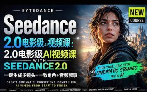 字节跳动的Seedance 2.0 AI电影视频生成制作教程，一键生成多镜头+一致角色+音频叙事-中英字幕-沧海聊项目