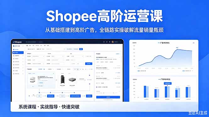 Shopee高阶运营课-2026年5月更新，从基础搭建到高阶广告，全链路实操破解流量销量瓶颈-沧海聊项目