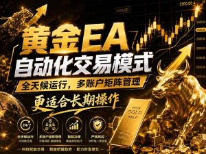 黄金EA量化：多窗口矩阵稳定运行，系统自动执行，收益空间持续放大-沧海聊项目