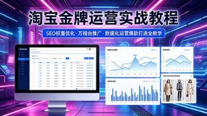 2026 淘宝金牌运营实战教程,SEO权重优化万相台推广,数据化运营爆款打造全教学-沧海聊项目