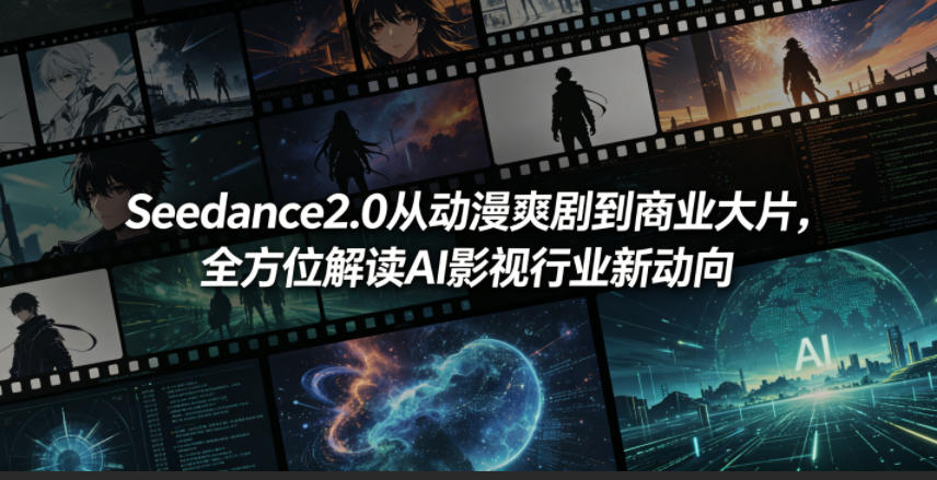 Seedance2.0从动漫爽剧到商业大片，全方位解读AI影视行业新动向-沧海聊项目