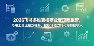 2026飞书多维表格商业变现陪跑营，巧用工具流量双杠杆，把职场能力转化为持续收入-沧海聊项目