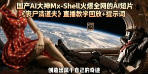 国产AI大神Mx-Shell火爆全网的AI短片《丧尸清道夫》直播教学回放+提示词-沧海聊项目