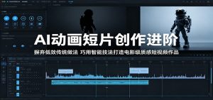 AI动画短片创作进阶：摒弃低效传统做法，巧用智能技法打造电影级质感短视频作品-沧海聊项目