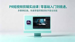 PR短视频剪辑实战课｜零基础入门到精通，多案例实操，快速掌握剪辑调色字幕全技能-沧海聊项目