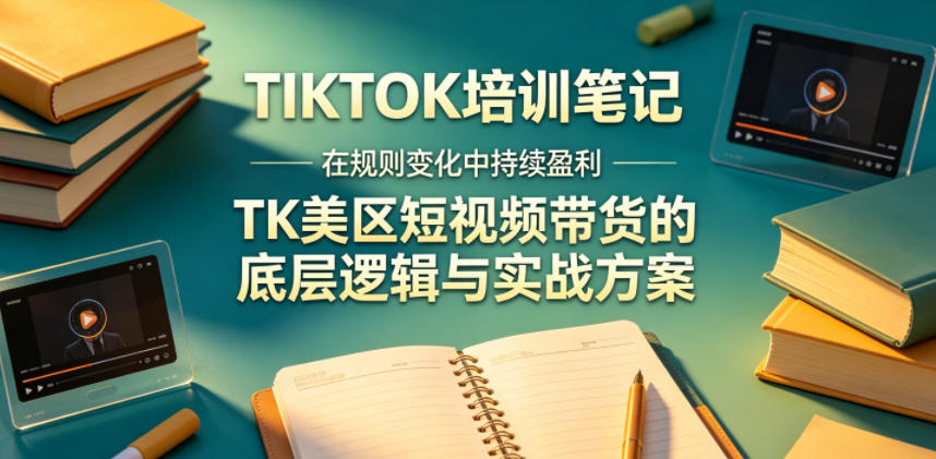视界跨境TIKTOK4月17培训笔记，在规则变化中持续盈利，TK美区短视频带货的底层逻辑与实战方案【文档】-沧海聊项目
