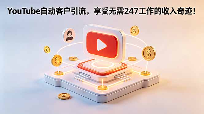 YouTube 自动客户引流，享受无需 247 工作的收入奇迹！【原创双语字幕】-沧海聊项目