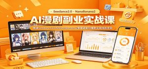 AI漫剧副业实战课：精通Seedance2.0与NanoBanana2零基础复刻爆款实现涨粉变现-沧海聊项目