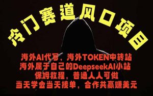 冷门赛道风口项目 海外AI代写！0成本运作完全免费！当天注册当天接单，接单接到手抽筋，无脑…-沧海聊项目