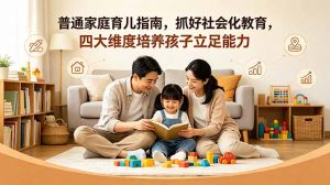 付费文章：普通家庭育儿指南，抓好社会化教育，四大维度培养孩子立足能力-沧海聊项目