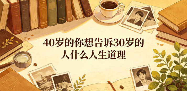 公众号付费文章：40岁的你想告诉30岁的人什么人生道理？-沧海聊项目