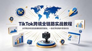 TikTok+独立站跨境基础全套教程，拆解平台盈利逻辑，新手从零跑通变现全流程-沧海聊项目