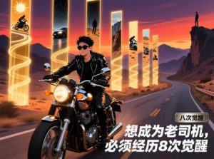 付费文章：想成为老司机，必须经历8次觉醒-沧海聊项目