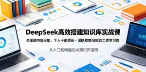 DeepSeek高效搭建知识库实战课，全渠道内容采集，个人十倍成长・团队提效，AI赋能工作学习-沧海聊项目