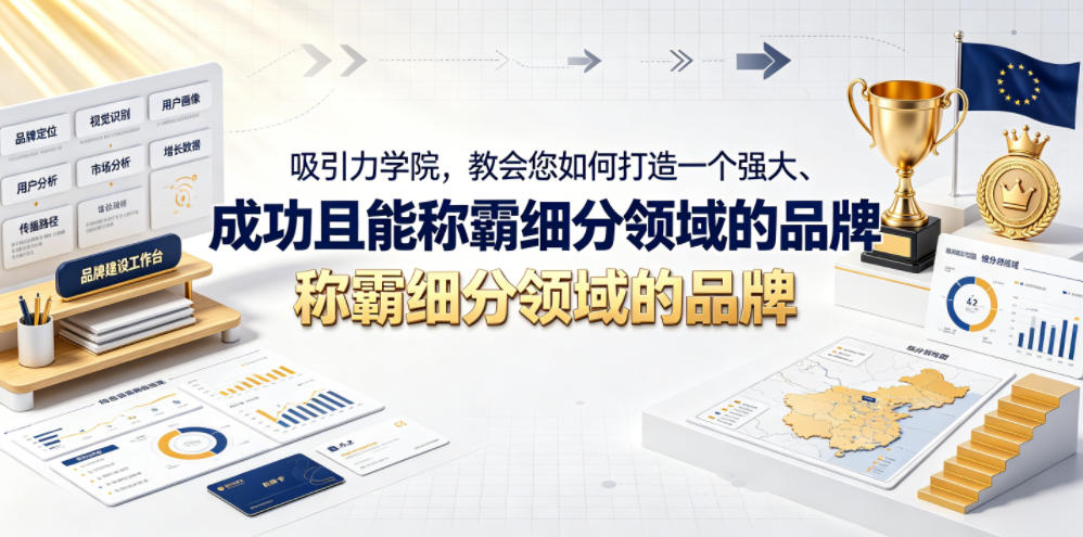 吸引力学院，教会您如何打造一个强大、成功且能称霸细分领域的品牌！【原创双语字幕】-沧海聊项目