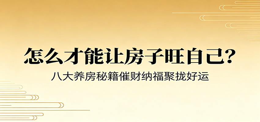 付费文章《怎么才能让房子旺自己？》八大养房秘籍催财纳福聚拢好运-沧海聊项目