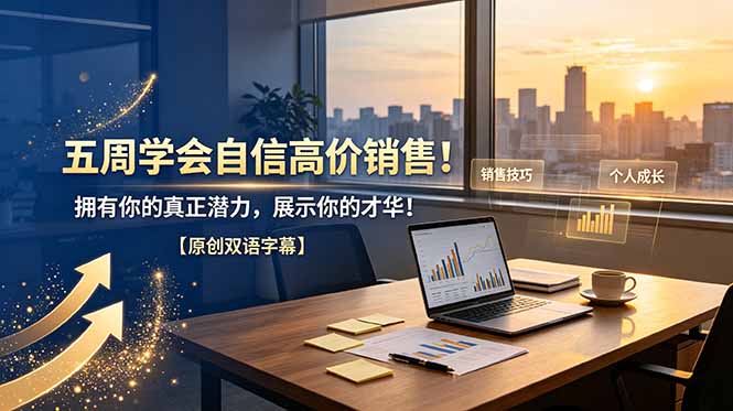 五周学会自信高价销售！拥有你的真正潜力，展示你的才华！【原创双语字幕】-沧海聊项目