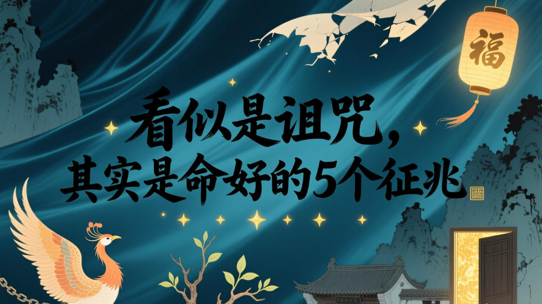 付费文章：看似是诅咒，其实是命好的5个征兆-沧海聊项目