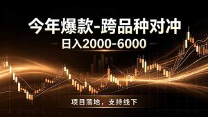 全新跨品种对冲模式上线！日稳定盈利 2000-6000，合规长久可批量放大-沧海聊项目