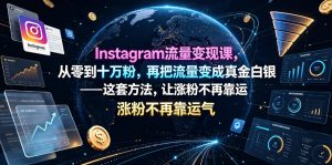 Instagram流量变现课，从零到十万粉，再把流量变成真金白银——这套方法，让涨粉不再靠运气【原创双语字幕】-沧海聊项目