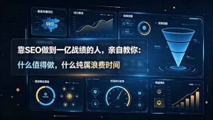 靠SEO做到一亿战绩的人，亲自教你：什么值得做，什么纯属浪费时间【原创双语字幕】-沧海聊项目