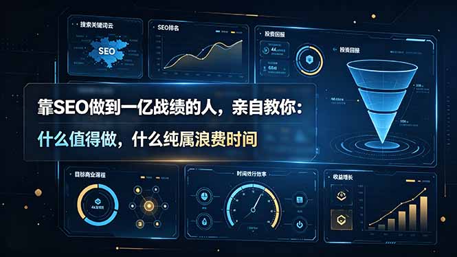 靠SEO做到一亿战绩的人，亲自教你：什么值得做，什么纯属浪费时间【原创双语字幕】-沧海聊项目