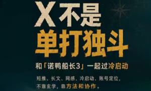 诺鸭船长3·X(Twitter)通关秘籍【飞书】-沧海聊项目