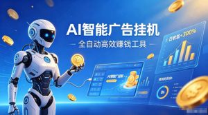 AI智能广告挂G，在家自动賺收益，全程无需人工操作、不用直播、不用拉人【揭秘】-沧海聊项目