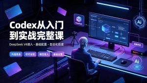 Codex从入门到实战完整课｜充值·安装·接入DeepSeek，记忆·插件·Skill·CLI·MCP全拆解-沧海聊项目