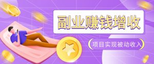 985十年互联网老兵亲测：2026年多个真实落地副业项目，手把手带你搭建被动收入管道(淘宝无人直播、TK拉新、代运营、CSGO……)【揭秘】-沧海聊项目