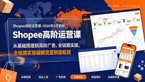 Shopee高阶运营课-2026年更新，从基础搭建到高阶广告，全链路实操破解流量销量瓶颈-沧海聊项目